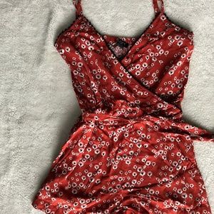 🌻Loft - Ann Taylor Red Romper